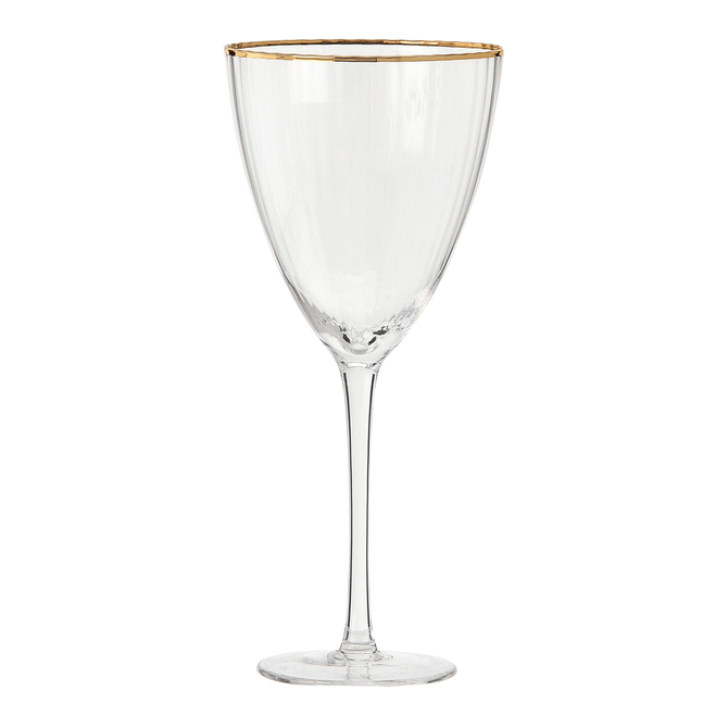 Taça Vinho 400 Ml Rutilo Dourado