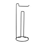 Preto - PORTA-PAPEL HIGIÊNICO PISO FINELINE