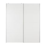 Branco - GUARDA-ROUPA 2 PORTAS DE CORRER RANOKE