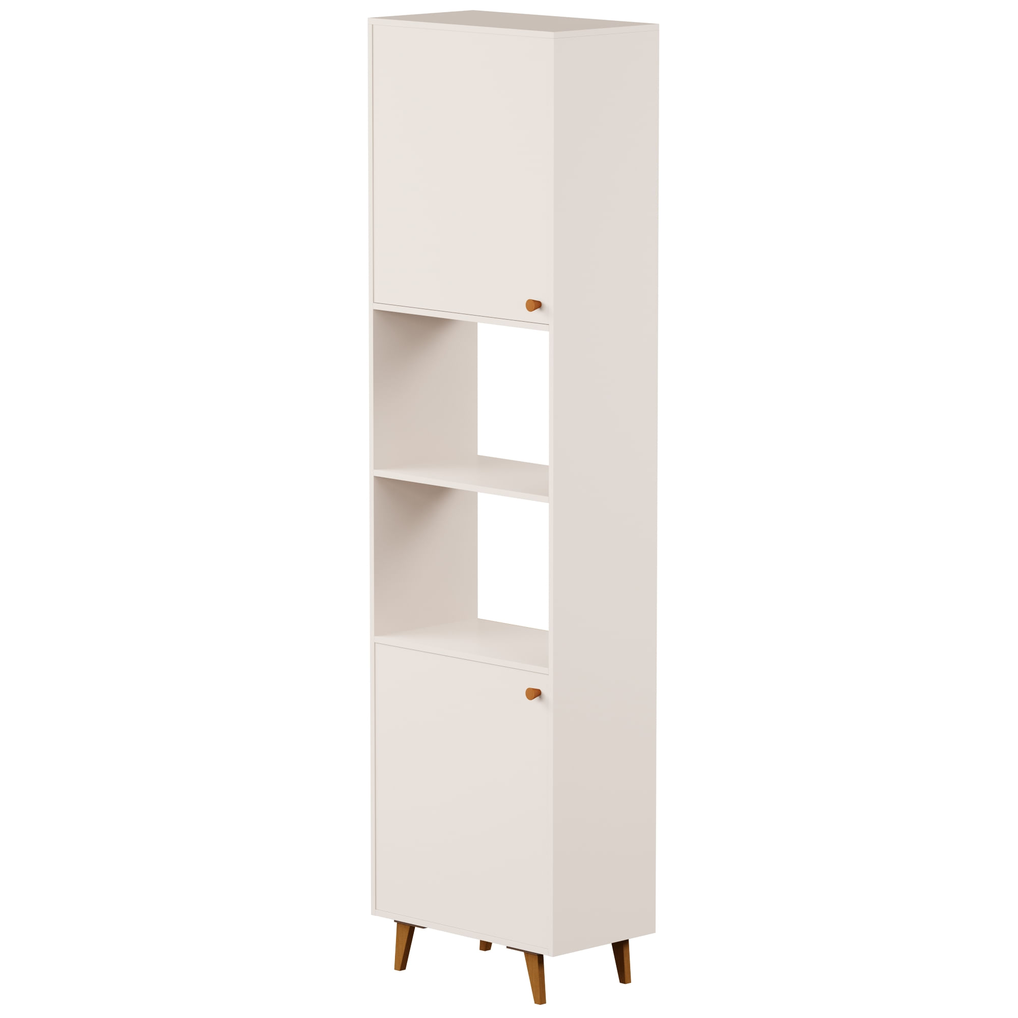 PANELEIRO 2 PORTAS 60 CM X 2,21 M LIN NOZES/BEGE | Tok&Stok
