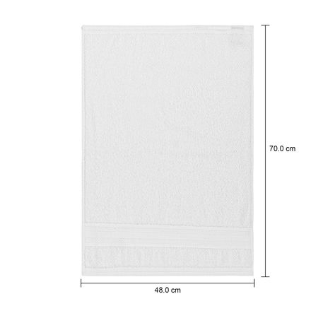 Imagem com medidas do produto TOALHA DE ROSTO 70 CM X 48 CM ESSENZA