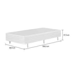 Imagem com medidas do produto BASE PARA CAMA BOX SOLTEIRO 88 CM MAX