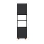 Preto - PANELEIRO 2 PORTAS 60 CM X 2,21 M LIN