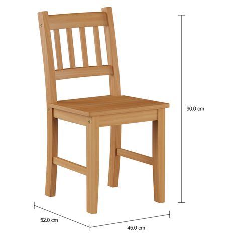 Imagem com medidas do produto CADEIRA BRISA