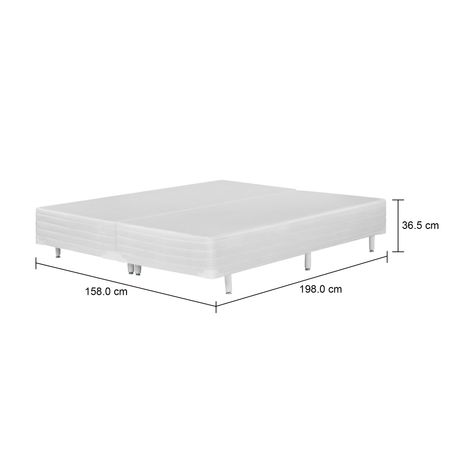 Imagem com medidas do produto BASE PARA CAMA BOX QUEEN 1,58 M MAX