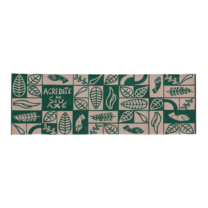 Tapete 42 Cm X 1,30 M Sete Ervas Axé
