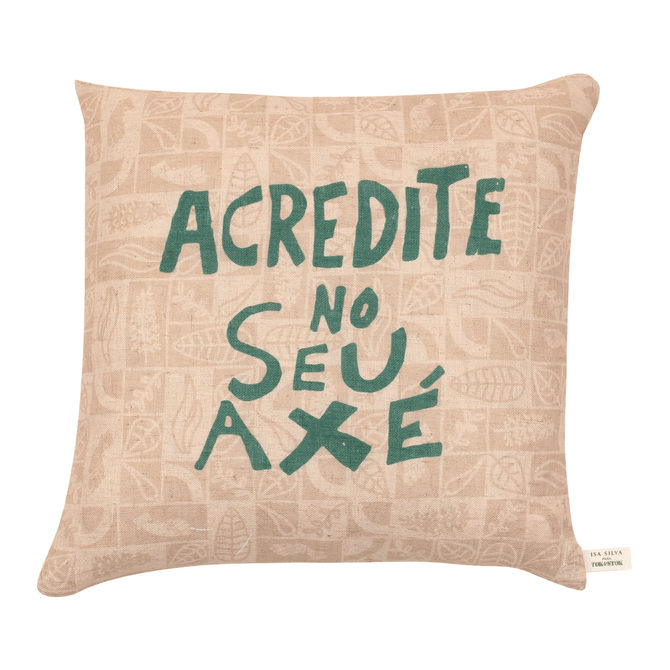Almofada 50 Cm X 50 Cm Sete Ervas Axé