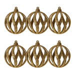 PINGENTE BOLA VAZADA CONJUNTO COM 6 BORDAR, AMAR E CELEBRAR