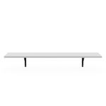 Preto - TAB PRATELEIRA 90X25 C/ MAINS SUPORTE