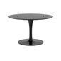 Preto brilhante - BASE DE MESA CENTRAL OVAL FV 1,98 M TULIPE