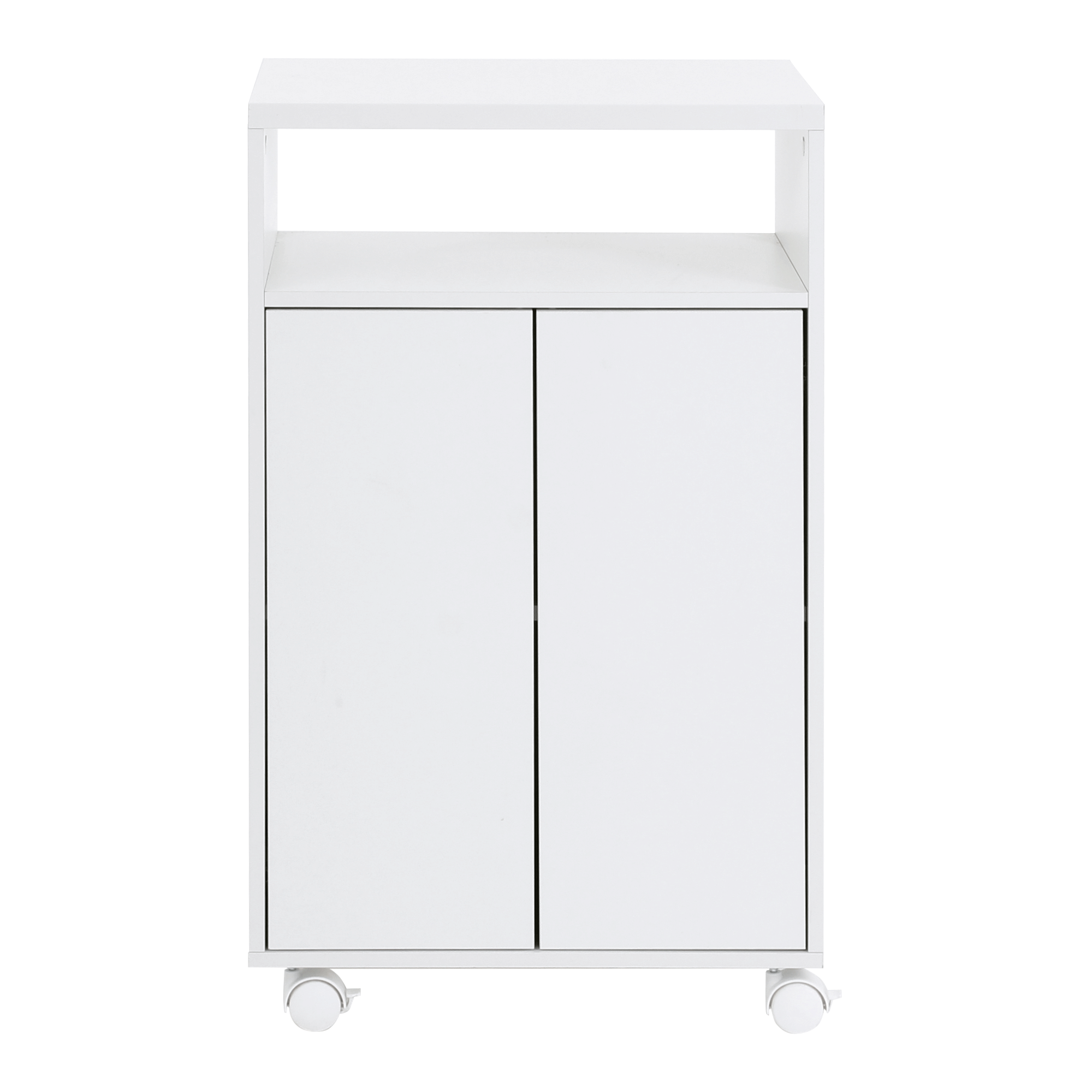 CARRINHO 2 PORTAS 55 CM X 42 CM PRÁTICA BRANCO | Tok&Stok