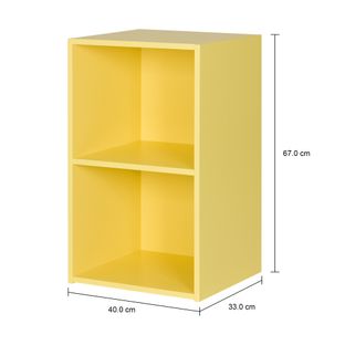 Imagem com medidas do produto NICHO DUPLO 67 CM X 40 CM X 35 CM PRÁTICA