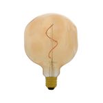 Hanbar - LÂMPADA LED ASSIMÉTRICA FILAMENTO G125 2W E27 127 220V LUZ AMARELA BRILIA