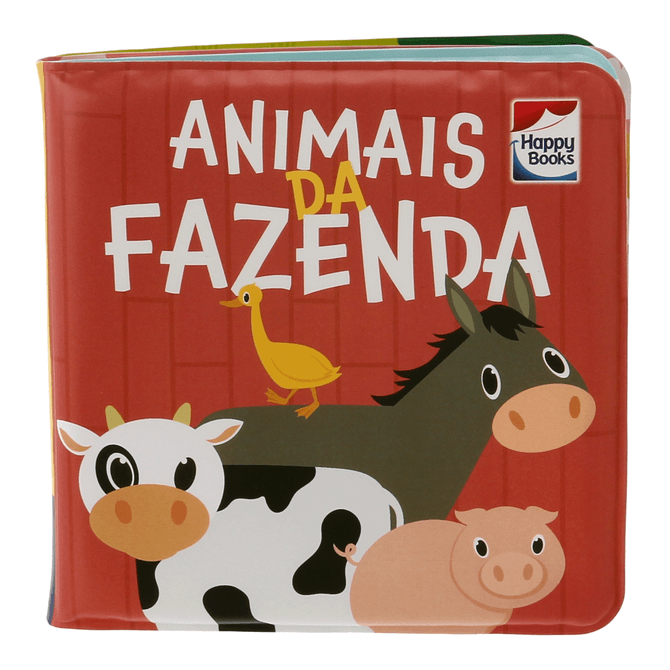 Banho Divertido + Toys: Animais Da Fazenda Livro Infantil