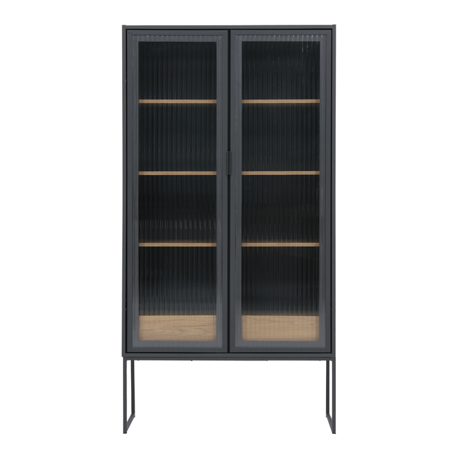 Cristaleira 2 Portas/2 Gavetas 90 Cm X 1,72 M Street