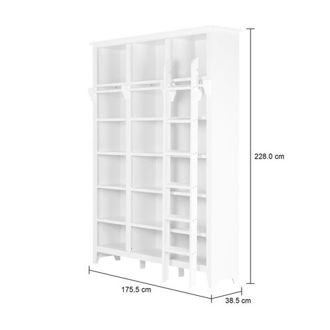 Imagem com medidas do produto ESTANTE 1,75 M X 2,28 M KUMO