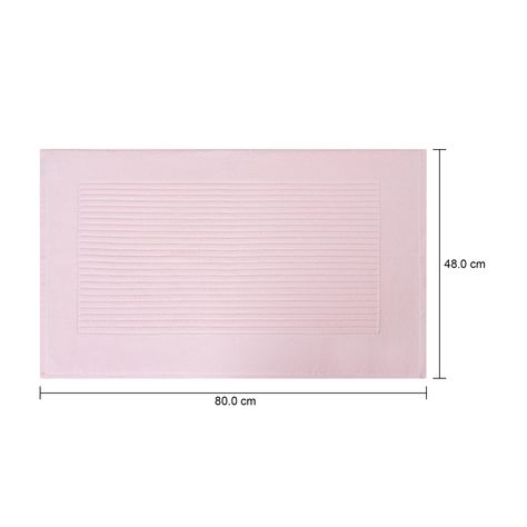 Imagem com medidas do produto TOALHA DE PISO 80 CM X 48 CM VELVET
