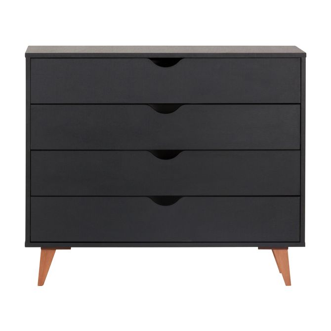 Cômoda 4 Gavetas 90 Cm X 40 Cm Lin
