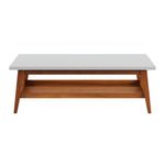 Branco - MESA DE CENTRO 1,10 M X 55 CM BARTÔ