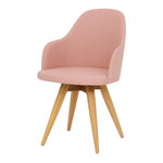 Quartzo rosa - CADEIRA GIRATÓRIA KLOE