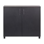 Preto - ARMÁRIO BAIXO 2 PORTAS INDEX