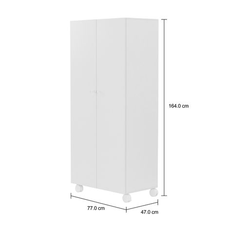 Imagem com medidas do produto ARMÁRIO 2 PORTAS BUBS