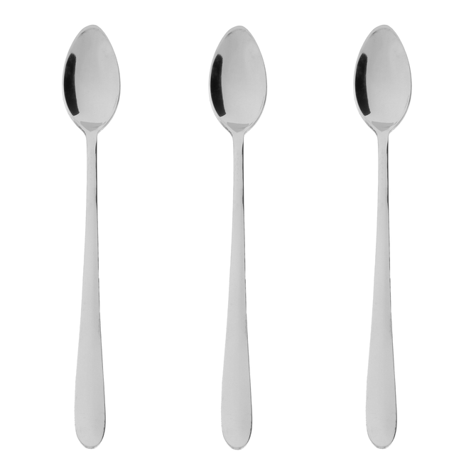 Colher Mexedor Drink 20 Cm 3peças Jasmine
