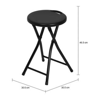 Imagem com medidas do produto BANCO BAIXO DOBRÁVEL PEG