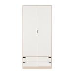 GUARDA-ROUPA 2 PORTAS/4 GAVETAS WINK