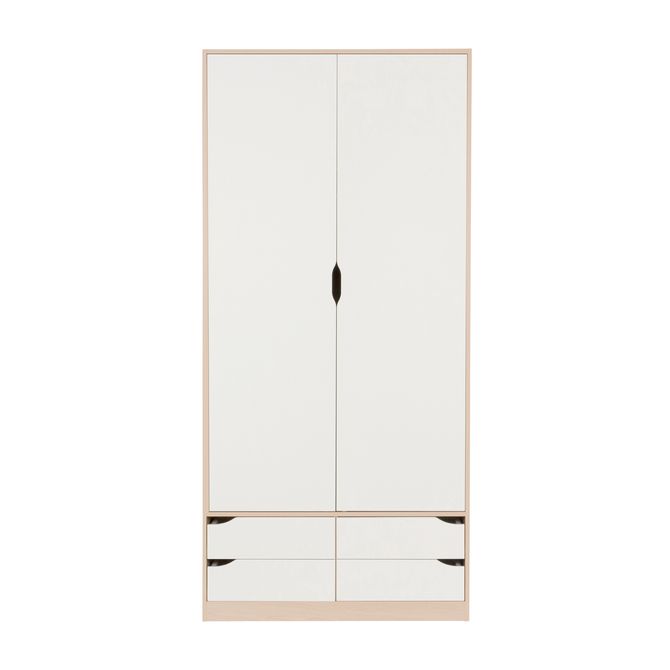 Guarda-Roupa 2 Portas/4 Gavetas Wink