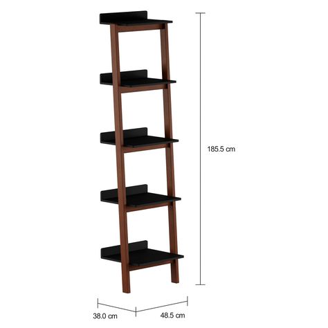 Imagem com medidas do produto ESTANTE 48 CM X 1,85 M HANNA