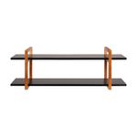 Preto - PRATELEIRA 35 CM X 1 M X 25 CM SKADA