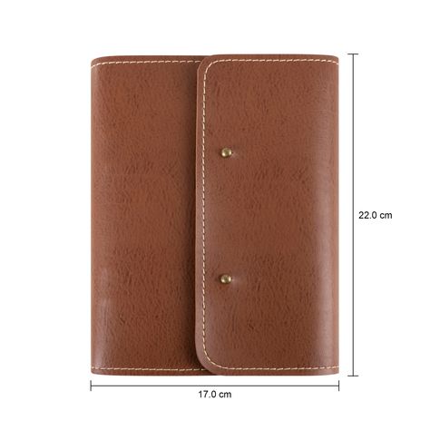 Imagem com medidas do produto AGENDA PERMANENTE PELICANO