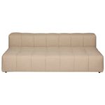 Bege - SOFÁ MODULAR 3 LUGARES SOFO