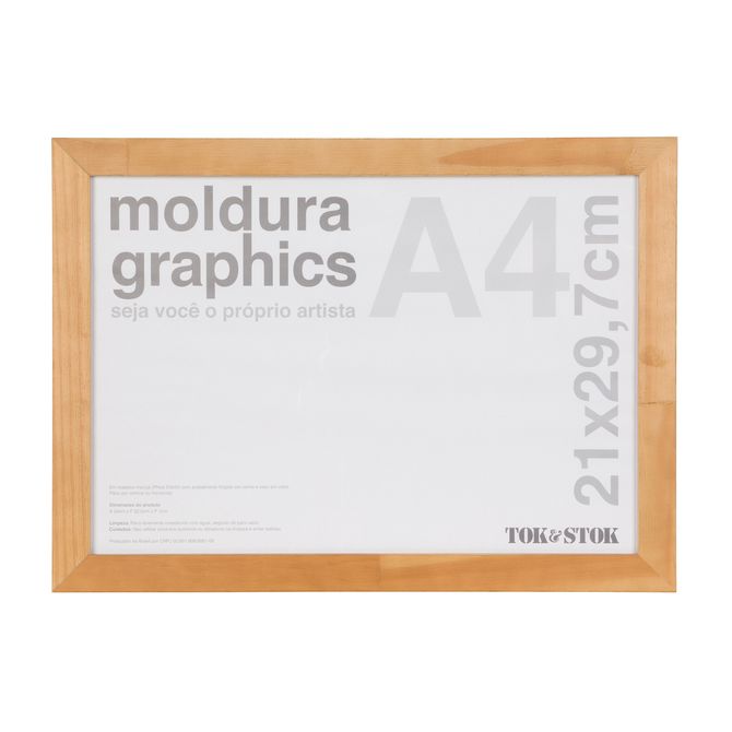 Moldura A4 21 Cm X 29 Cm Graphics