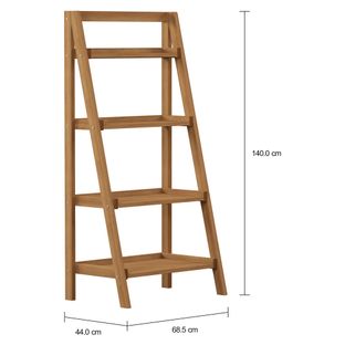 Imagem com medidas do produto FLOREIRA ESTANTE 68 CM X 1,40 M LEME