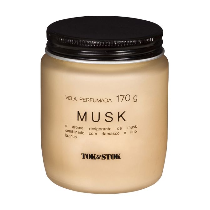 Vela Perfumada Pote Musk Essencials
