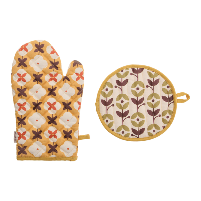 Luva De Forno Com Pegador Bloombelot