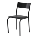 Preto - CADEIRA EMPILHÁVEL TALK