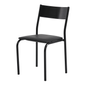 Preto - CADEIRA EMPILHÁVEL TALK