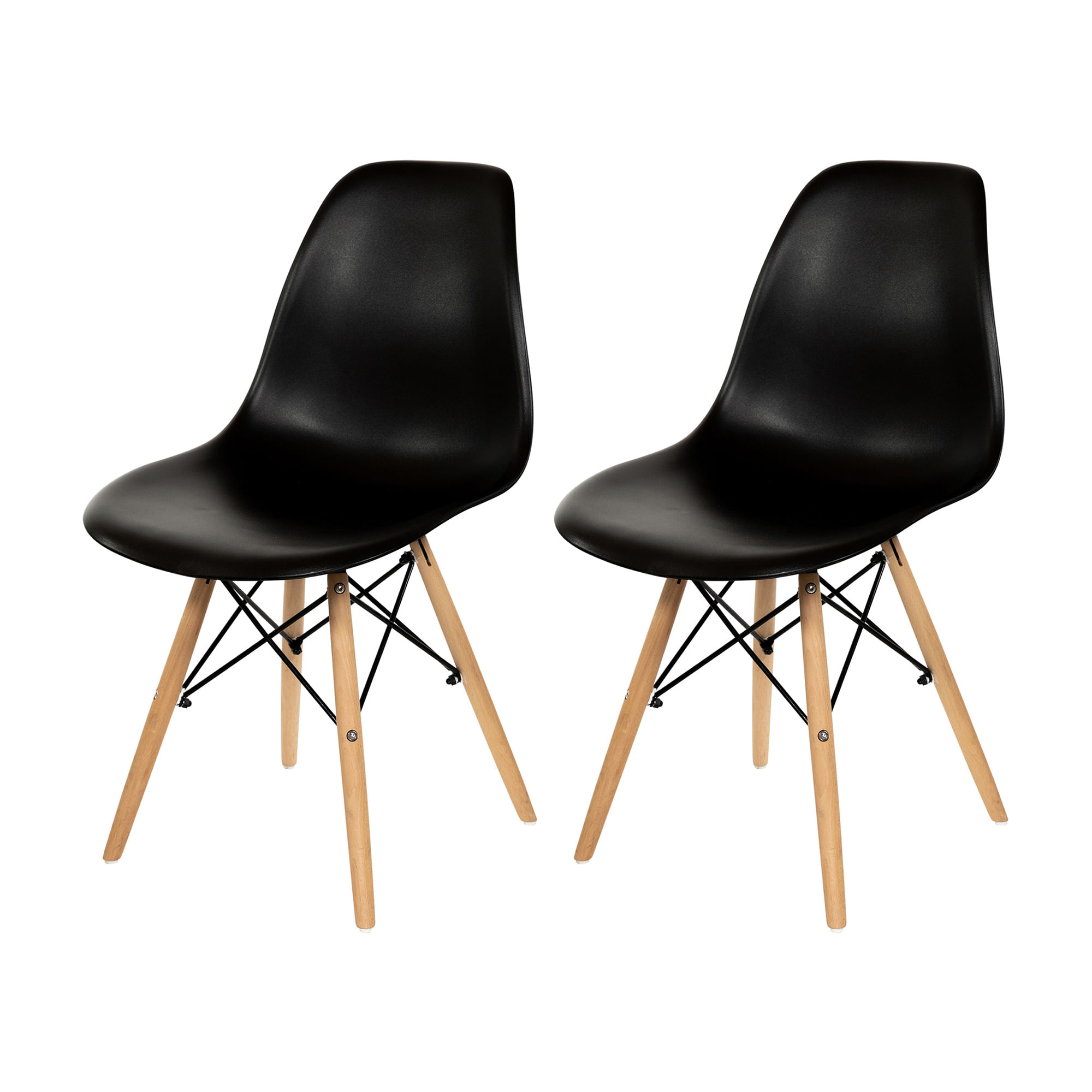 CONJUNTO COM 2 CADEIRAS EASY WOOD