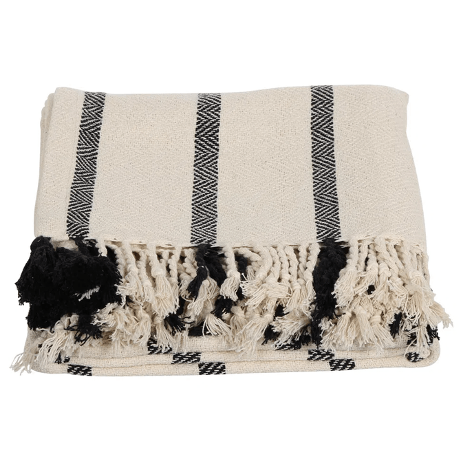Manta Para Sofá 1,20 M X 1,80 M Boho Fringe