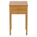 Amêndoa - MESA DE CABECEIRA 2 GAVETAS MODEL