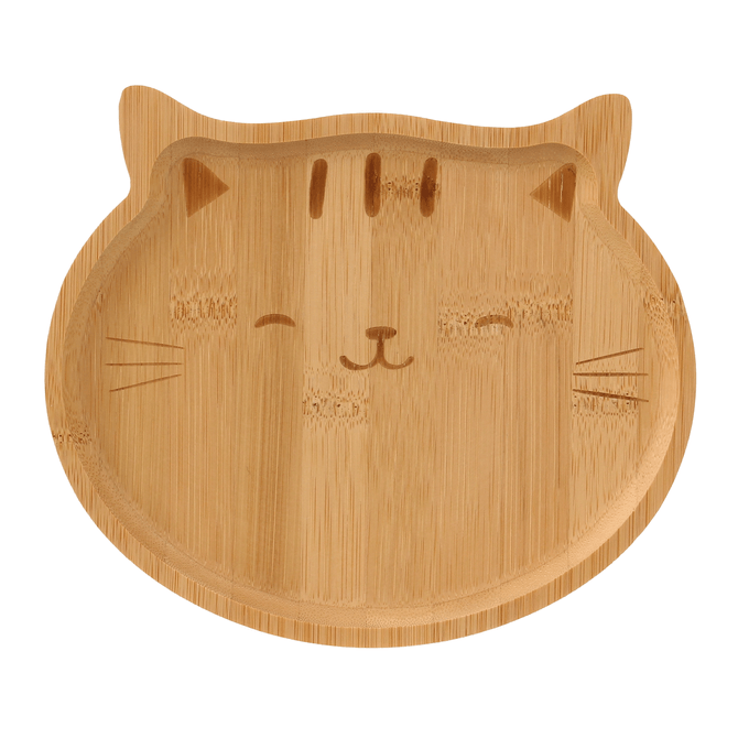 Prato Infantil Cat Bamboo