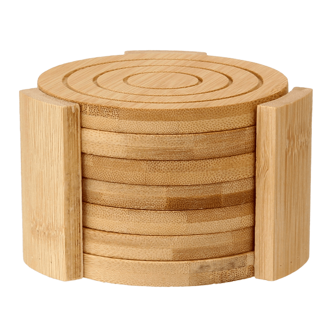 Porta-Copos Conjunto Com 6 Peças Bamboo