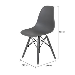 Imagem com medidas do produto CADEIRA EAMES COLOR