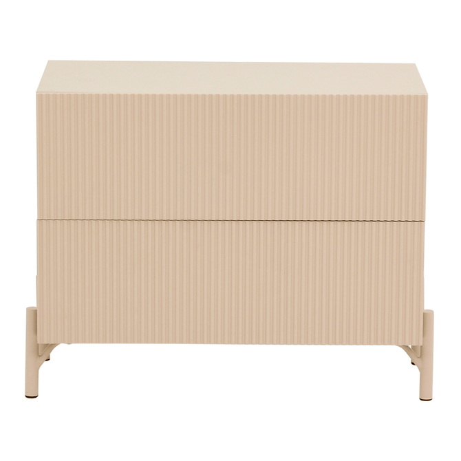 Mesa De Cabeceira 2 Gavetas Ribs