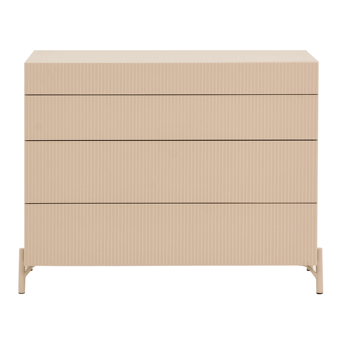 Cômoda 4 Gavetas 1,15 M X 48 Cm Ribs