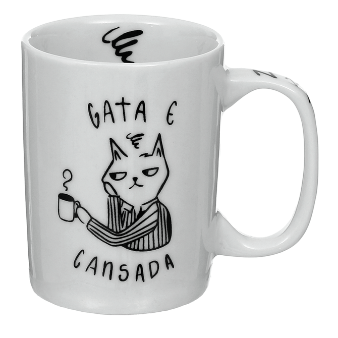 Caneca 160 Ml Gata E Cansada