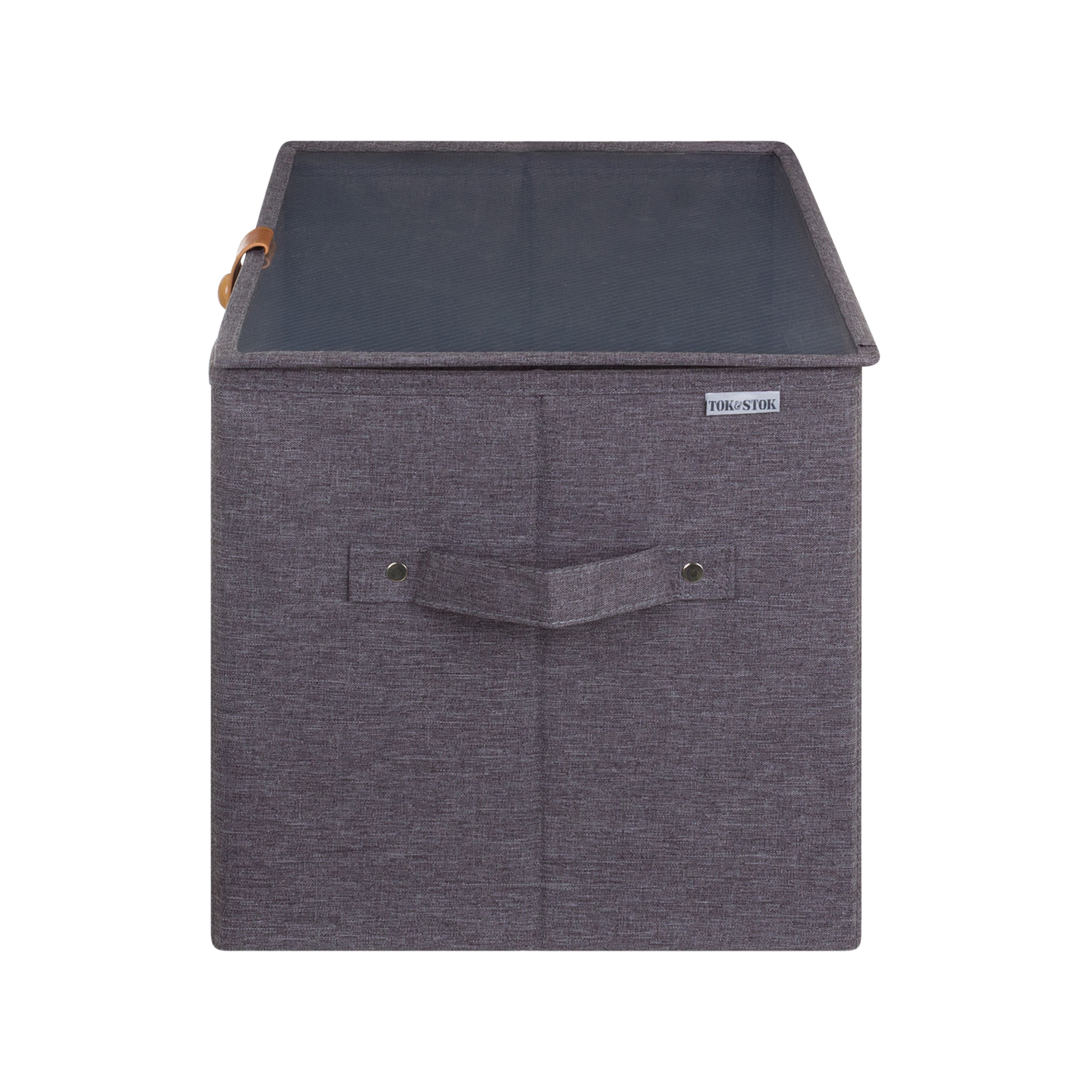 CAIXA 38 CM X 26 CM X 26 CM ARRANGE CINZA/WHISKY | Tok&Stok